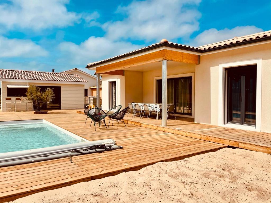 Villashomeclet - Villa Palm Beach Vensac Extérieur photo